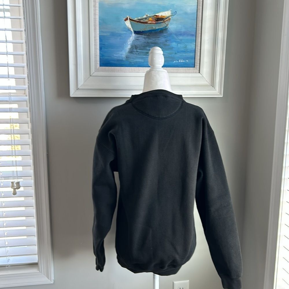 Vintage 90s Save the Planet Hard Rock Cafe Black Myrtle Beach Sweatshirt - Picture 5 of 7